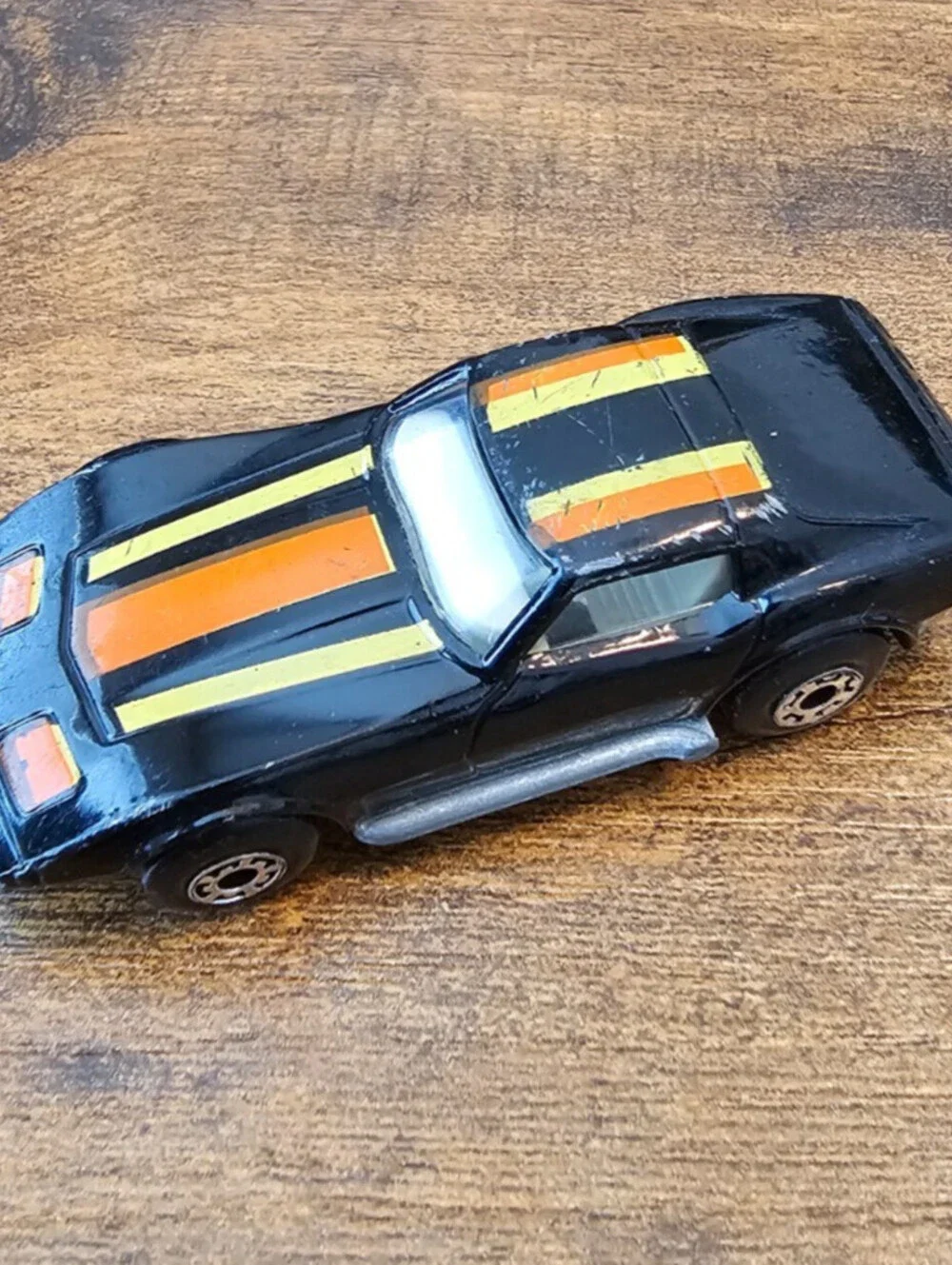 Vintage 1979 Matchbox Superfast No. 62 Chevrolet Corvette Black Orange